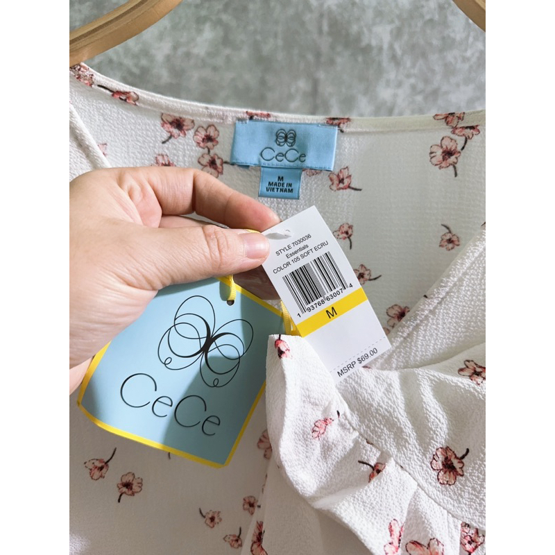 Áo Sơ Mi Voan Kiểu Cece Xuất Dư Xịn