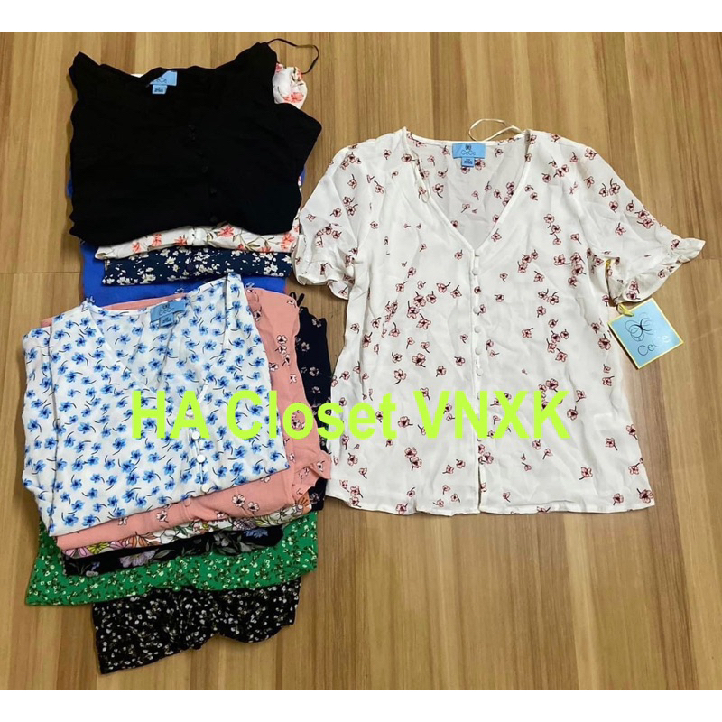 Áo Sơ Mi Voan Kiểu Cece Xuất Dư Xịn