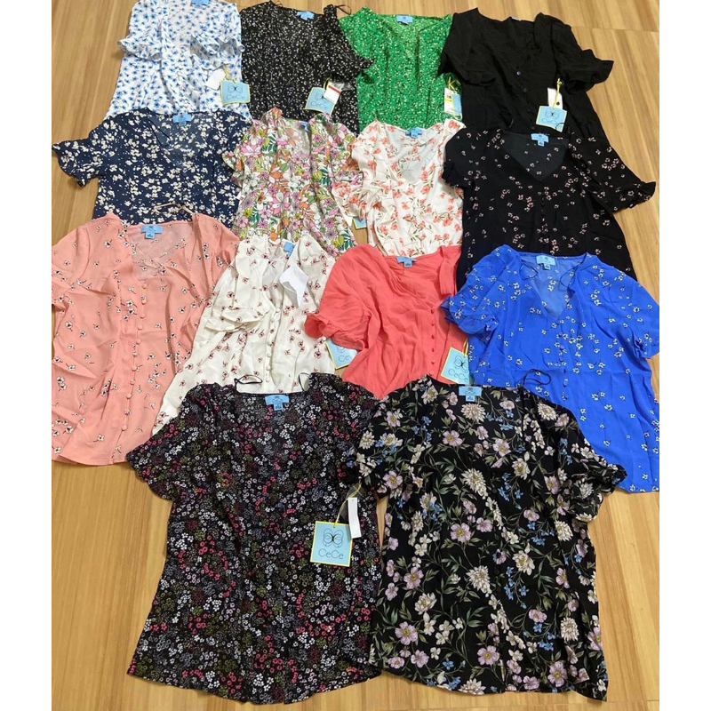 Áo Sơ Mi Voan Kiểu Cece Xuất Dư Xịn