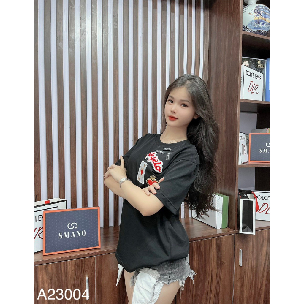 Áo Phông Nam Dolce Thêu Chữ Hàng Cao Cấp - Áo Thun Nam Dolce Logo Trái Tim Siêu Đẹp