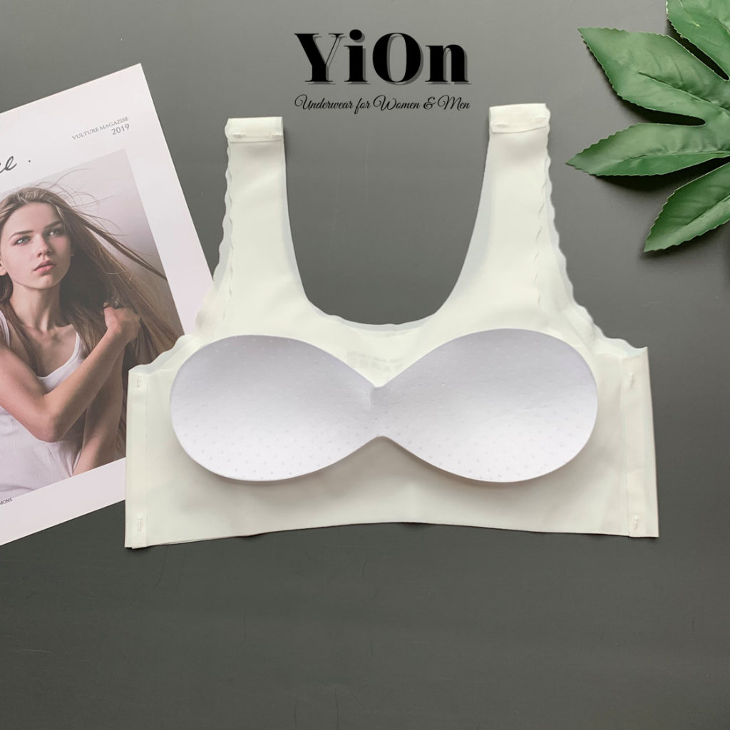 Áo bra học sinh chất su đúc mềm mát màu trắng BRA2102 YiOn Underwear