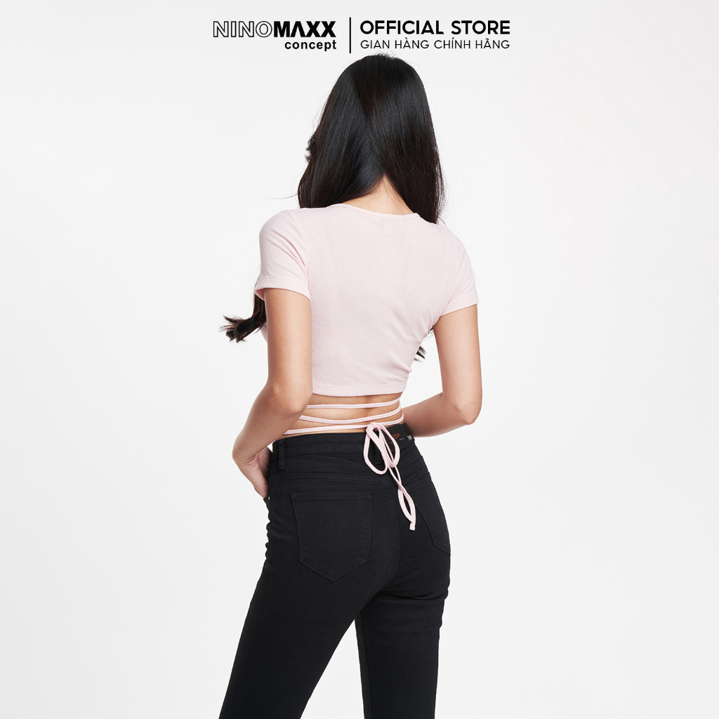 SWEET SIXTEEN Áo thun croptop thời trang Nữ tay ngắn 2103051