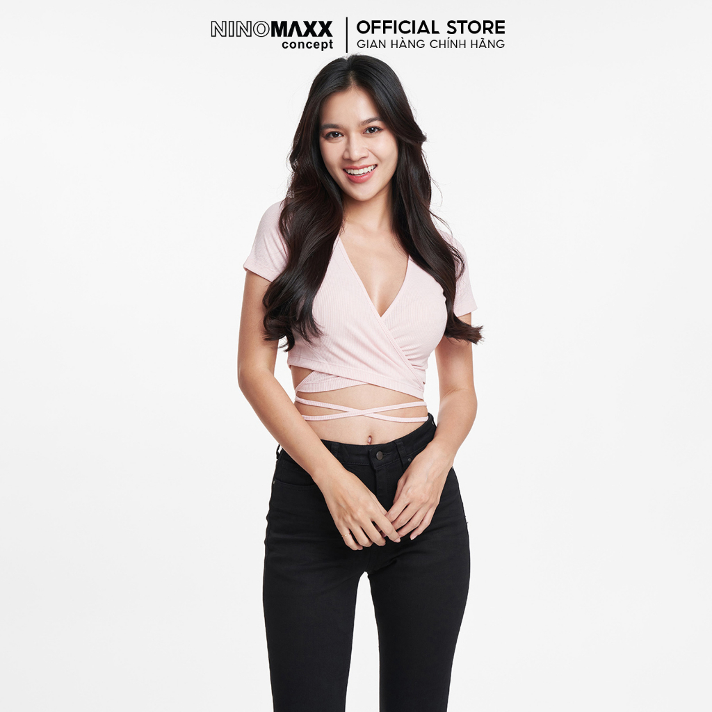 SWEET SIXTEEN Áo thun croptop thời trang Nữ tay ngắn 2103051