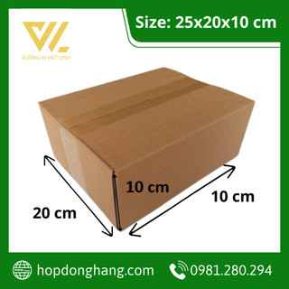 20x10x10 Hộp Carton Đóng Hàng - Hộp Cod