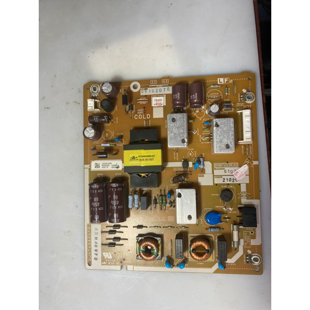 Bo nguồn bóc máy tivi Sharp 40SA5500