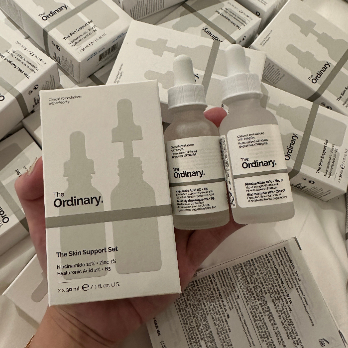 bộ chăm sóc da 2 serum Nia+Zinc và HA+B5 The Ordinary