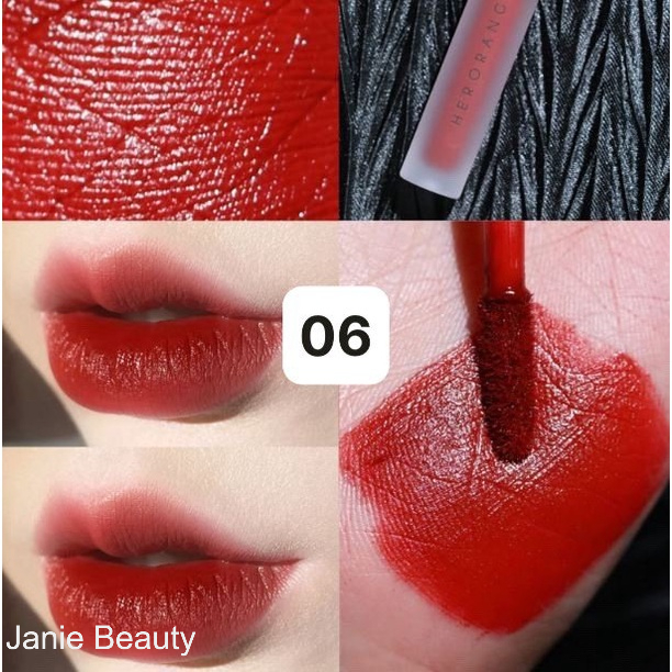 Son kem lì Herorange tròn mềm mịn môi cao cấp hàng chính hãng