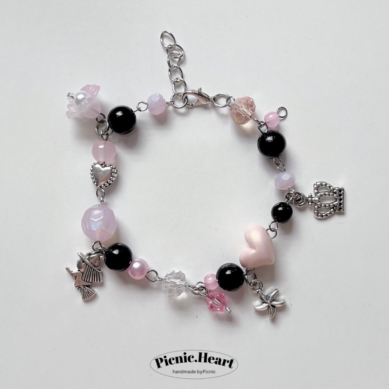 | Picnic Heart | CRYSTAL RAINBOW BRACELET  Thép không gỉ