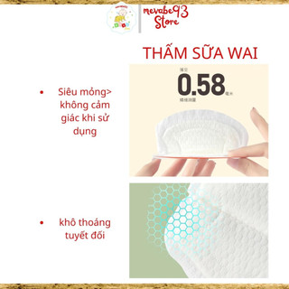 Miếng Lót Thấm Sữa WAI (Túi 100 miếng)