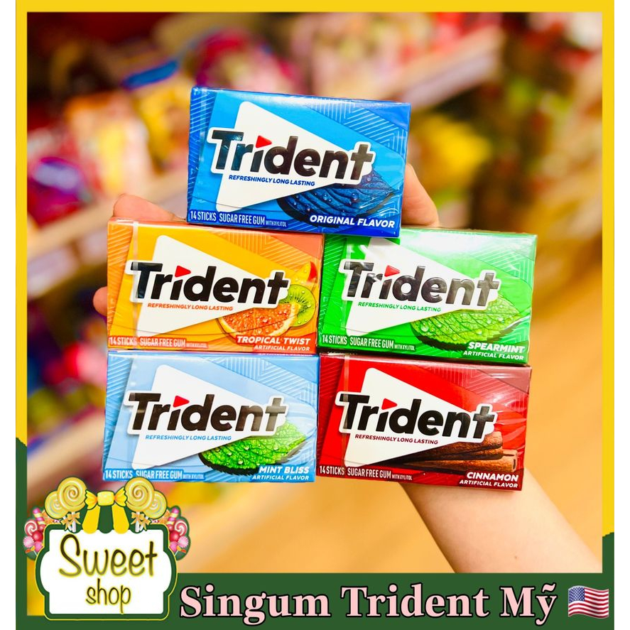 Kẹo Singum Trident Mỹ