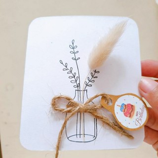 [ Tiệm Tháng Tư ] Thiệp Hoa Khô Handmade