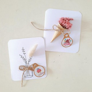 [ Tiệm Tháng Tư ] Thiệp Hoa Khô Handmade