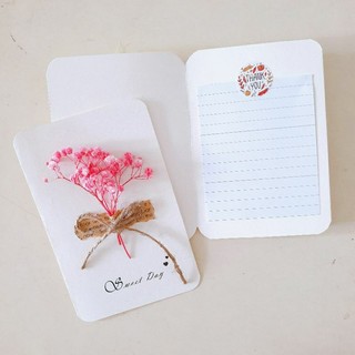 [ Tiệm Tháng Tư ] Thiệp Hoa Khô Handmade