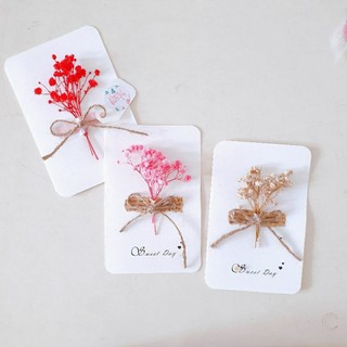 [ Tiệm Tháng Tư ] Thiệp Hoa Khô Handmade