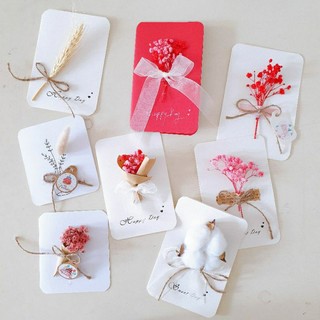 Thiệp Hoa Khô Handmade
