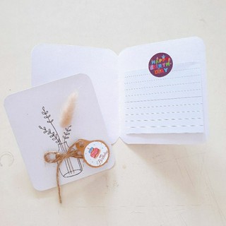[ Tiệm Tháng Tư ] Thiệp Hoa Khô Handmade
