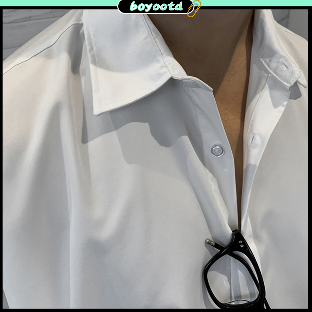 Áo sơ mi dài tay nam form rộng Áo sơ mi nam xám ÁO khoác màu trơn đơn giản thời trang theo phong cách hàn quốc