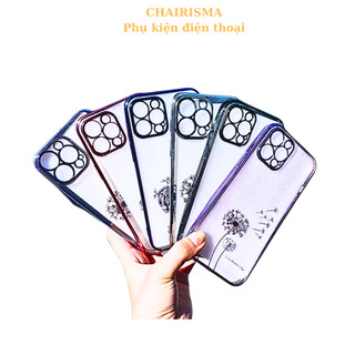 Ốp lưng điện thoại Iphone họa tiết hoa Bồ Công Anh đính đá cho Ip 6PLUS/6SPLUS/7PLUS/8PLUS/XSMAX/11/12/12PROMAX/13PROMAX