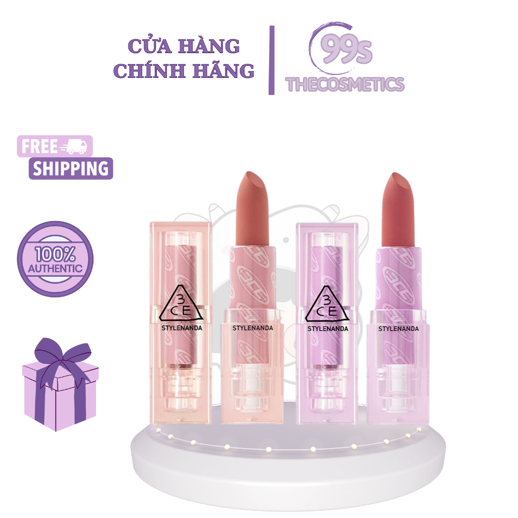 Son Thỏi Lì 3CE Soft Matte Lipstick