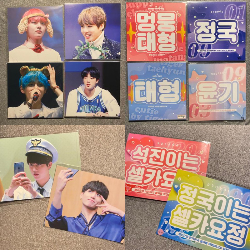 Set banner 6 chiếc BTS design Hàn Quốc