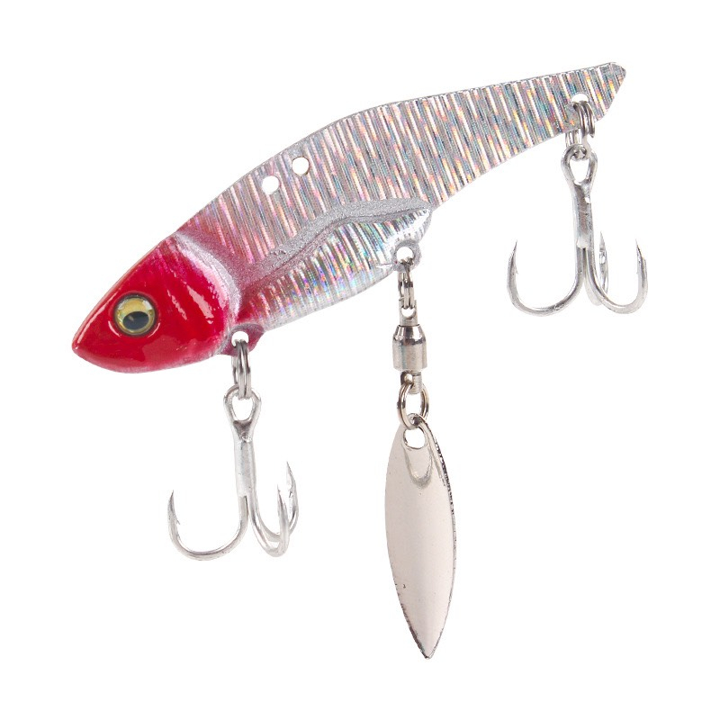 Cá Sắt VIB 11gr - 14gr Kèm Thìa Xoay Và Khoá Săn Hàng Lưỡi BKK Câu Cá Nước Ngọt.