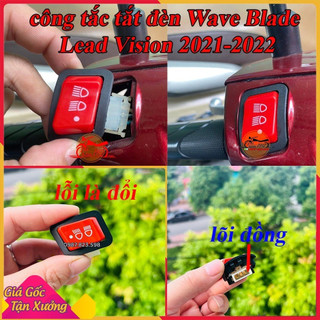 [ Hàng Loại 1] Công Tắc Tắt Đèn Xe Wave 2021, Công Tắc 3 Nấc Pha - Cos - Tắt Đèn Xe Wave, Công Tắc Tắt Đèn Xe Honda Wave