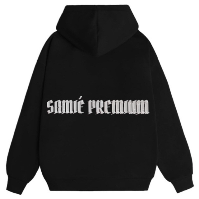 HOODIE RAPLANG NỈ BÔNG MỎNG IN LOGO BẠC SAMIÉ PREMIUM