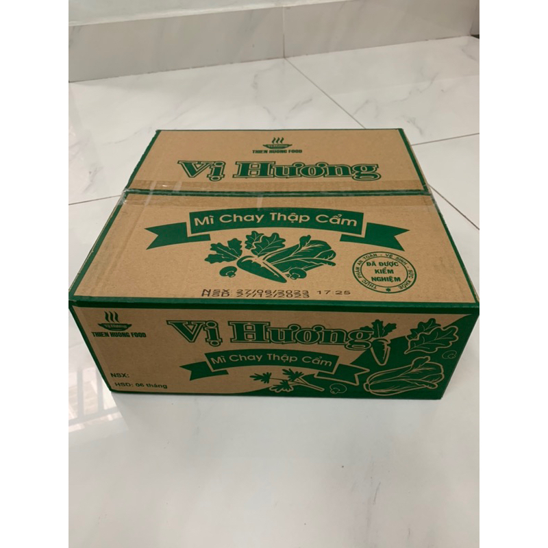 Thùng 30 gói mì chay ăn liền Vị Hương
