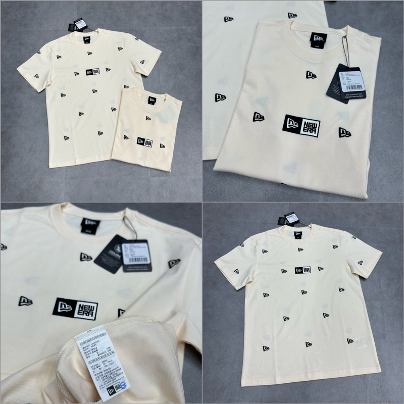 Áo Thun New Era Thêu Trắng Đen * Áo Thun New Era Hàng Nhập Khẩu Chính Hãng