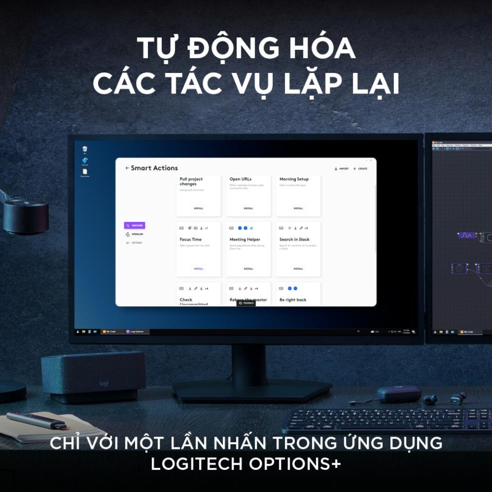 Bàn phím không dây Logitech MX Keys S - Low Profile yên tĩnh, Đèn nền, Bluetooth, Sạc USB-C - Bảo Hành Chính Hãng
