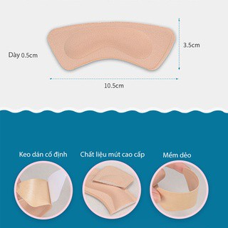 Sỉ Lót giày bảo vệ gót sau chống trầy, chống tuột khi mang giày cao gót_PK53
