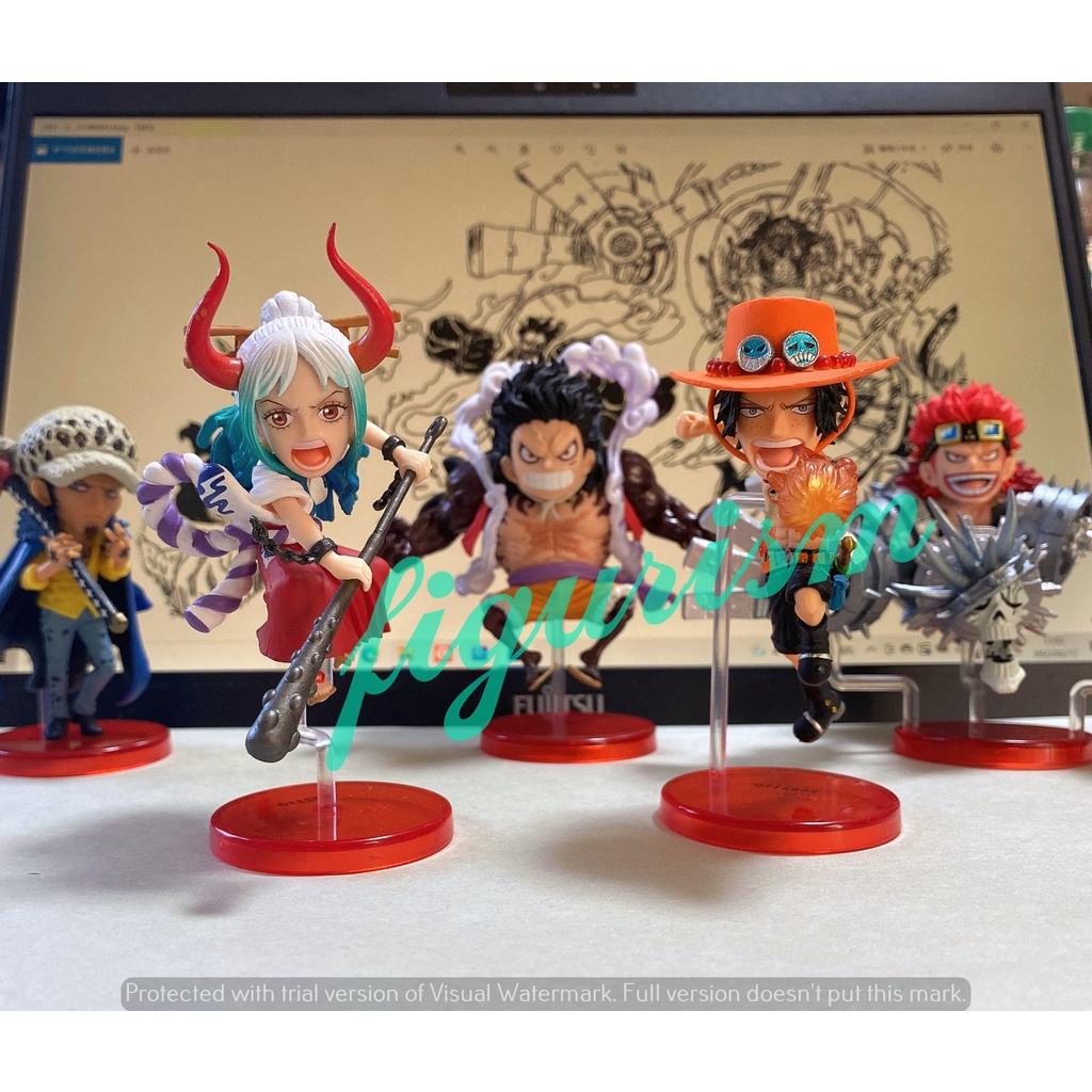 Mô hình WCF One Piece Jump - Chính hãng BANDAI - Luffy, Law, Kid - Ace, Yamato