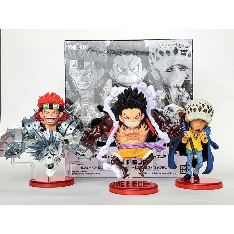 Mô hình WCF One Piece Jump - Chính hãng BANDAI - Luffy, Law, Kid - Ace, Yamato