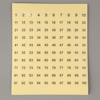 Miếng dán số thứ tự (trong)