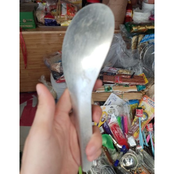 Vá nhôm dày múc tàu hủ,múc cơm