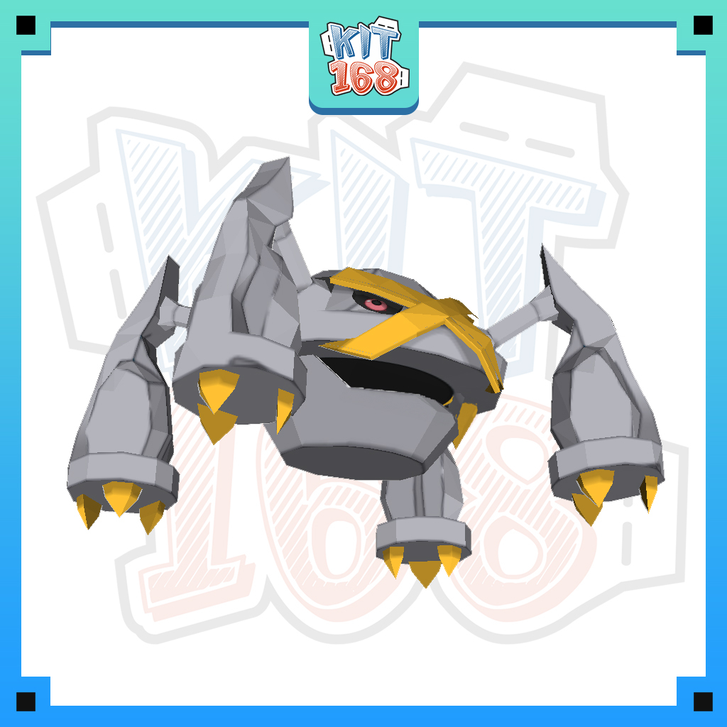 Mô hình giấy Anime Game Pokemon Metagross Shiny ver 2