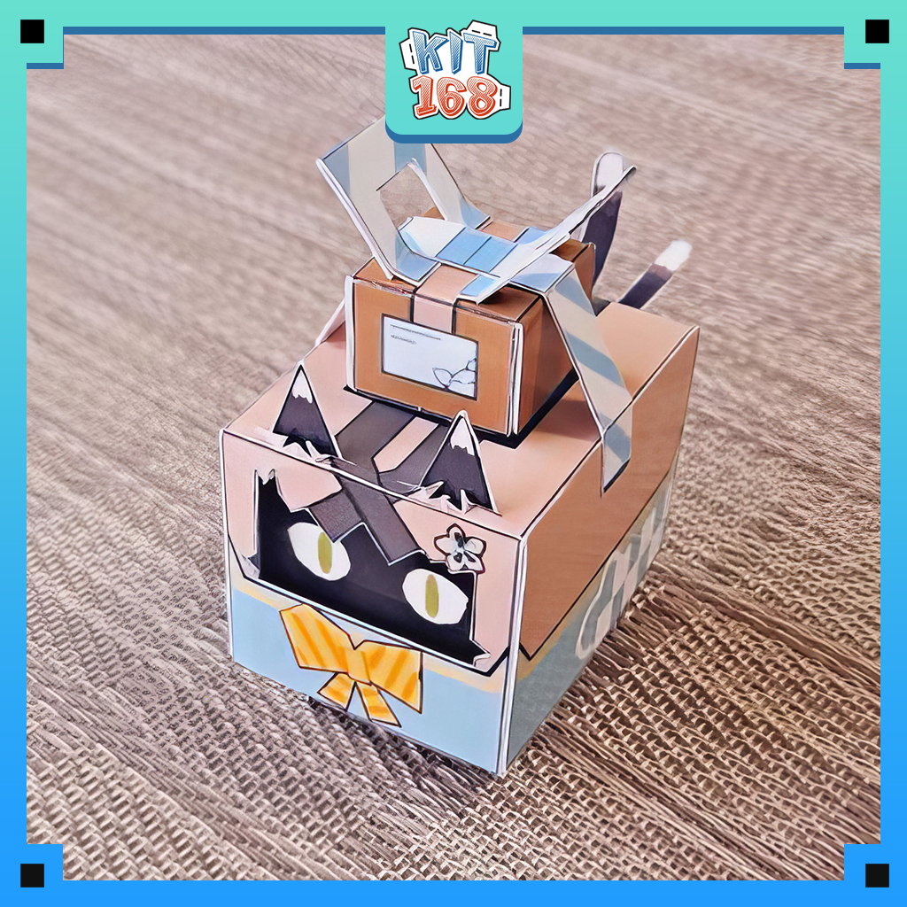 Mô Hình Giấy Anime Game Kirara Delivery Box - Genshin Impact