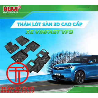 Thảm lót sàn xe VF9 cao su đúc HuVi