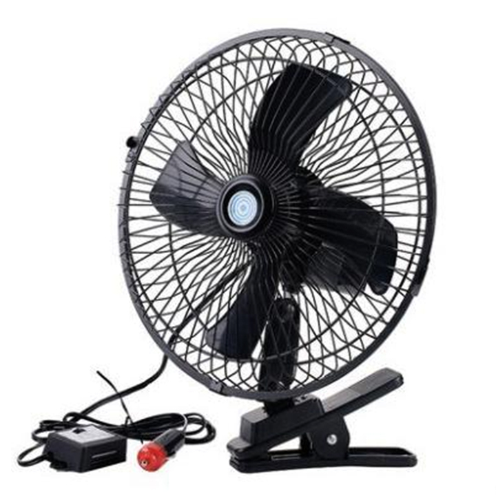 Quạt Chân Kẹp Xoay 360 Chuyên Dụng Cho Ô Tô tẩu 24V-HTB