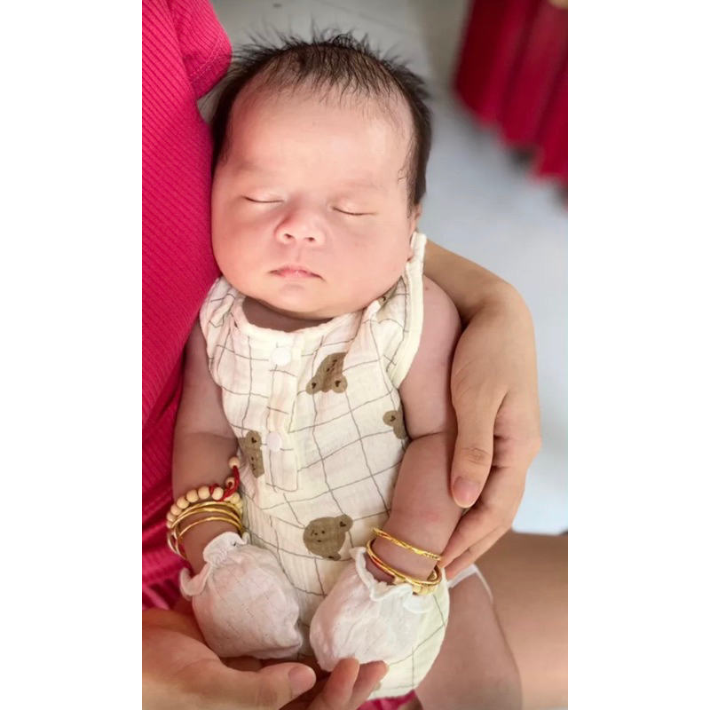 Bodysuit xô muslin  cho bé .từ 0-18 tháng ,thoáng mát an toàn cho bé