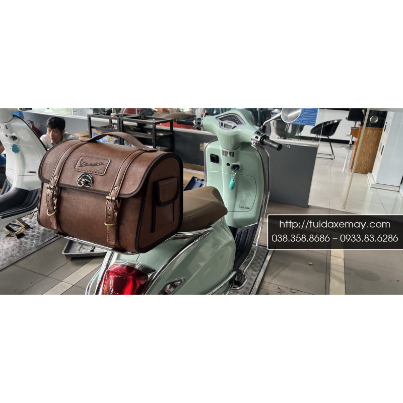 Túi da xe vespa