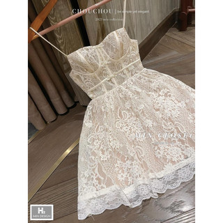 Váy ren 2 dây cúp ngực