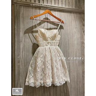 Váy ren 2 dây cúp ngực