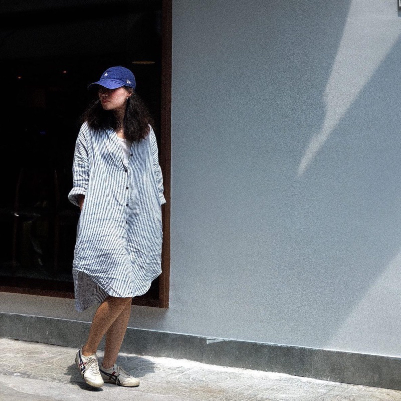 Đầm Sơ Mi - Linen - Rie Dress - PHUTA