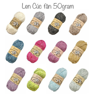 Len Cúc Tần 50gram Full màu (màu mới 101 - 114)