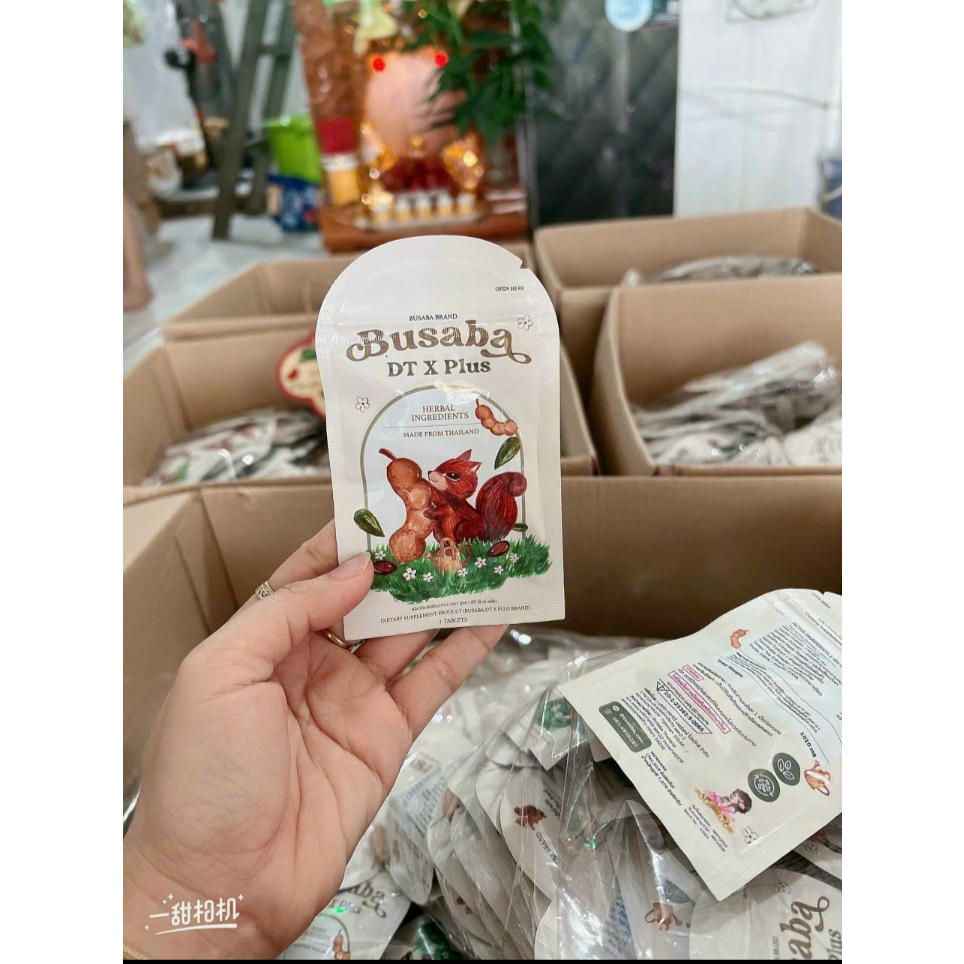 Detox Giảm mỡ bụng BUSABA DT thái lan mẫu mới 7v