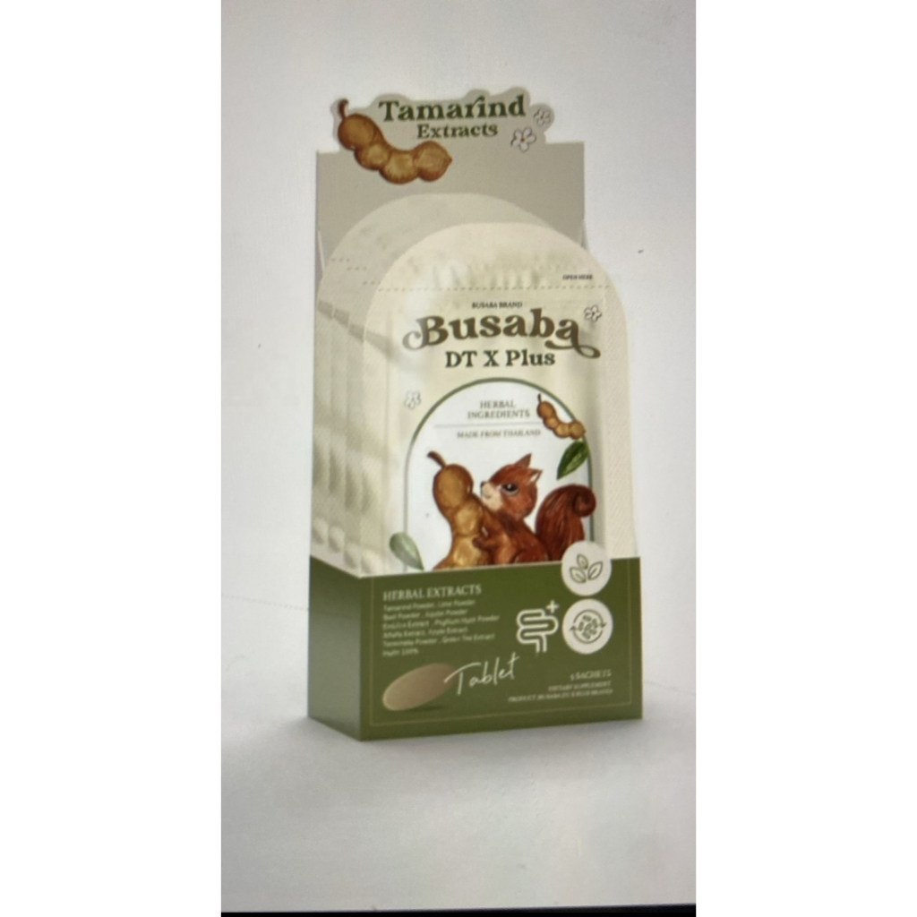 Detox Giảm mỡ bụng BUSABA DT thái lan mẫu mới 7v