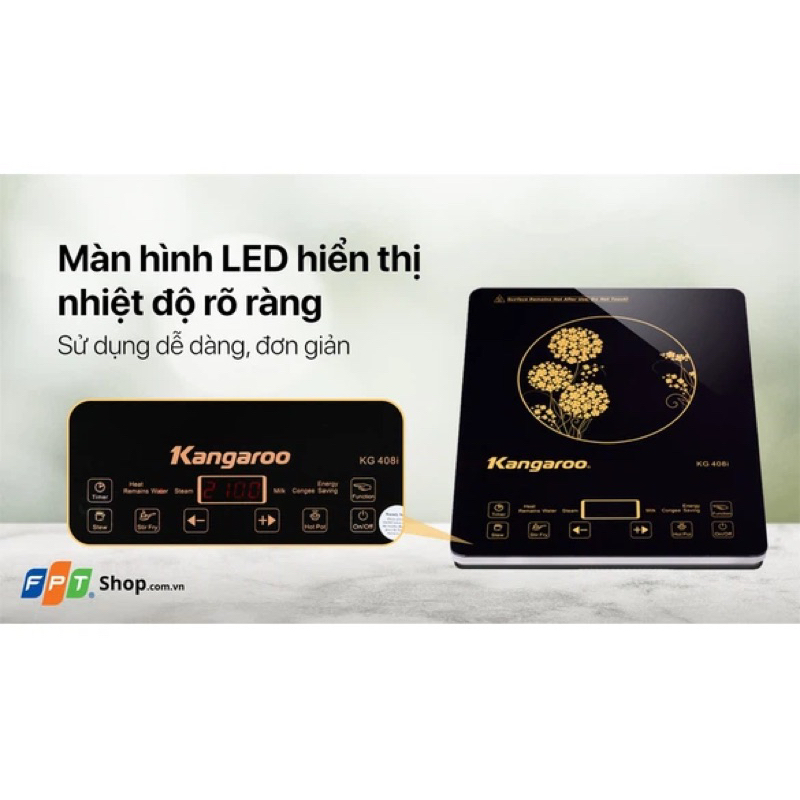 ☘️BẾP TỪ ĐƠN KANGAROO KG480i CHỨC NĂNG NẤU ĐA NĂNG BẢO HÀNH 12 THÁNG