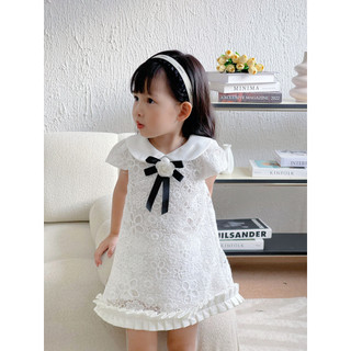 Váy hoa lưới bé gái