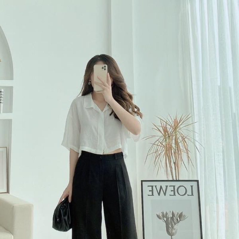 Áo Sơ Mi Cổ Sen